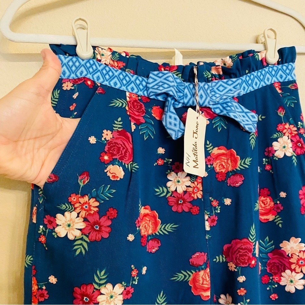 NEW Matilda Jane Moments With You Happy Harvest Floral Pants Size 10 NWT
